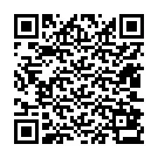 Código QR para número de teléfono +12402833485