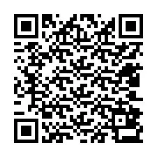 QR kód a telefonszámhoz +12402833488