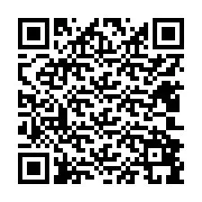 Kode QR untuk nomor Telepon +12402899602