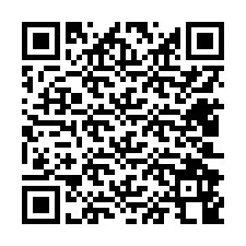 Kode QR untuk nomor Telepon +12402948796