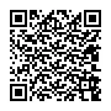 QR-code voor telefoonnummer +12402948804