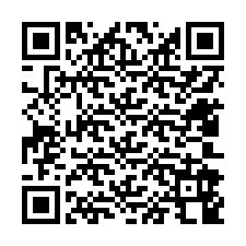 QR kód a telefonszámhoz +12402948808