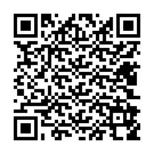 Código QR para número de teléfono +12402958426