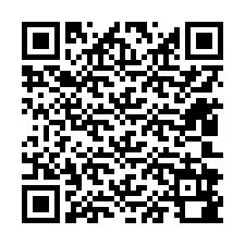 Código QR para número de teléfono +12402980405