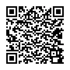 電話番号のQRコード +12402980479
