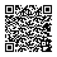 Codice QR per il numero di telefono +12402982836