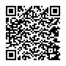 Código QR para número de telefone +12402983982