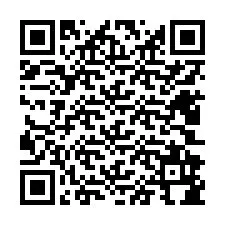 QR-Code für Telefonnummer +12402984522