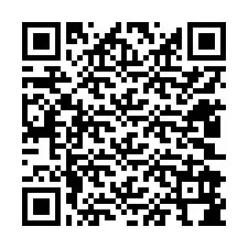 Código QR para número de teléfono +12402984834