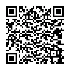 Código QR para número de teléfono +12402985282