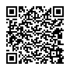 QR kód a telefonszámhoz +12402985854