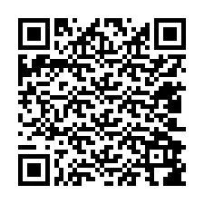 QR kód a telefonszámhoz +12402986398