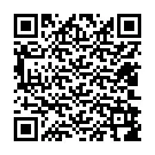 QR-koodi puhelinnumerolle +12402986419