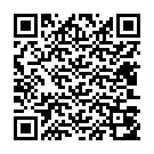 Kode QR untuk nomor Telepon +12403052046