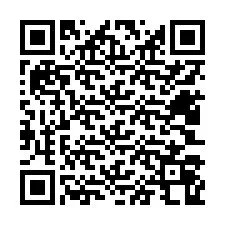 QR Code pour le numéro de téléphone +12403068123