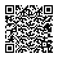 QR Code สำหรับหมายเลขโทรศัพท์ +12403069006