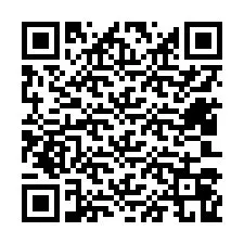 QR kód a telefonszámhoz +12403069007