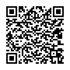 Código QR para número de telefone +12403069008