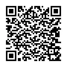 QR kód a telefonszámhoz +12403151374