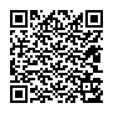 QR kód a telefonszámhoz +12403153521