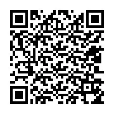 Codice QR per il numero di telefono +12403154258