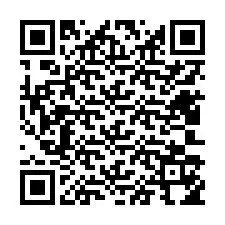 Código QR para número de teléfono +12403154306