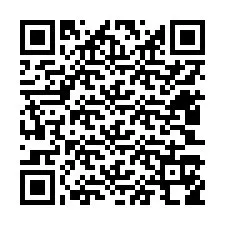 Kode QR untuk nomor Telepon +12403158824