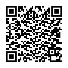 QR kód a telefonszámhoz +12403170779