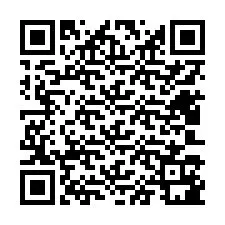 QR kód a telefonszámhoz +12403181116