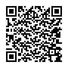 QR-code voor telefoonnummer +12403184358