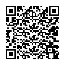 QR kód a telefonszámhoz +12403244728