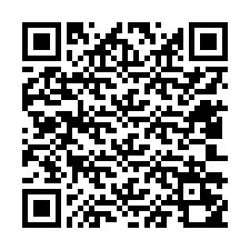 QR-koodi puhelinnumerolle +12403250608