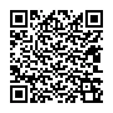 QR Code สำหรับหมายเลขโทรศัพท์ +12403260410