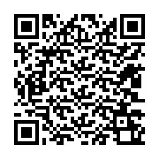 Kode QR untuk nomor Telepon +12403260571