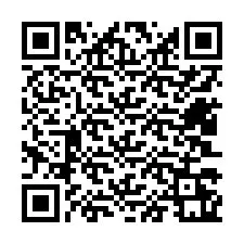 QR-code voor telefoonnummer +12403261077