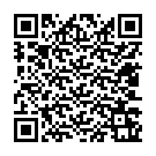 Kode QR untuk nomor Telepon +12403261598