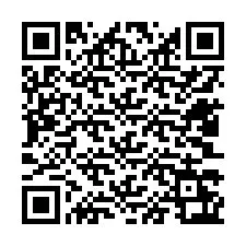 Código QR para número de teléfono +12403263438