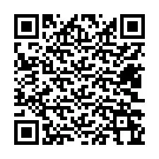 Código QR para número de teléfono +12403264637