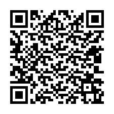 電話番号のQRコード +12403265714