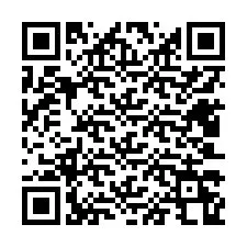 Kode QR untuk nomor Telepon +12403268492