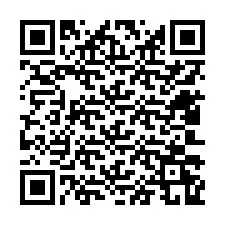 QR код за телефонен номер +12403269348