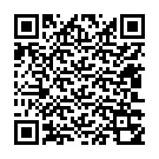 QR-код для номера телефона +12403350654