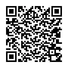 Kode QR untuk nomor Telepon +12403350758