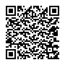 Código QR para número de teléfono +12403351548