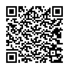 Kod QR dla numeru telefonu +12403353722