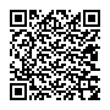 QR-code voor telefoonnummer +12403354134