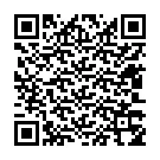 QR kód a telefonszámhoz +12403354914