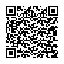 QR kód a telefonszámhoz +12403356454