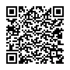 QR Code สำหรับหมายเลขโทรศัพท์ +12403356618