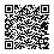 QR kód a telefonszámhoz +12403357037